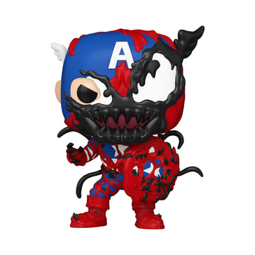 Funko POP Marvel: Carnageized - Captain America - Marvel Comics - Collectable Vinyl Figure - Gift Idea - Official Merchandise - for Kids & Adults