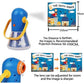 Matteobenni Kids Story Projector Night Light Educational Toy for 3-12 Boys