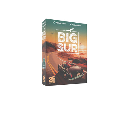 25th Century Games Big Sur Board Game, Scenic California Highway Card Drafting Strategy Game for Ages 10+, 2 to 4 Players