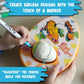 Eggmazing Dragon Egg Arts & Craft Kit, Decorate Dragon Eggs with Surprise Moveable 3D Dragons Inside, Spark Creativity & Imaginative Play with Mess