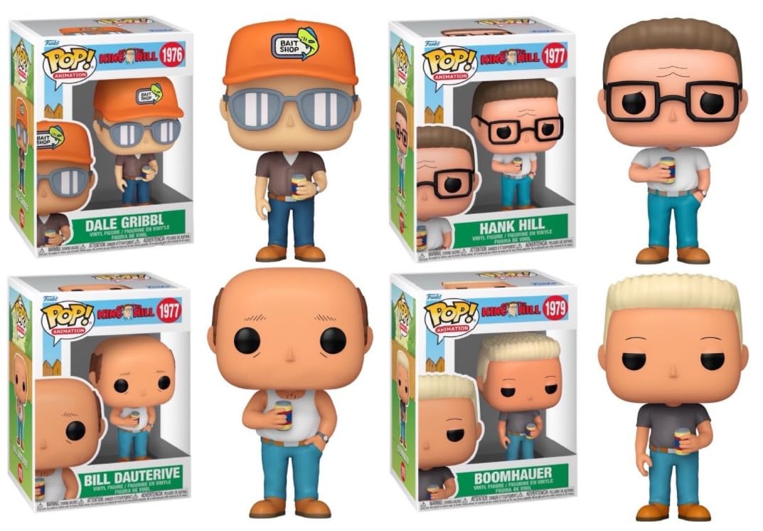 Funko King of the Hill Pop! Television Complete Set (4)