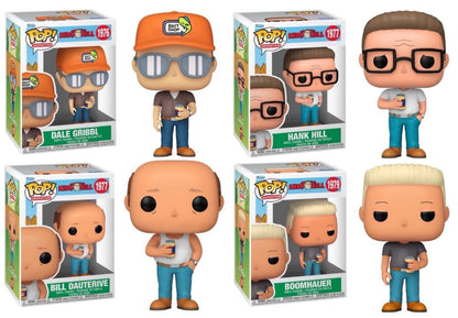 Funko King of the Hill Pop! Television Complete Set (4)