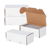 BCW 400-Count Trading Card Storage Box | Baseball Card Storage Box for Sports Cards | Cardboard Organizer for Football, Basketball & More - 4 Pack