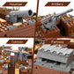 WW2 Military Trench Fortress Building Set?1350 pcs?Military Bunker Model Kit with Medical Room, Armory, Anti-Aircraft Gun&Ground Fortress