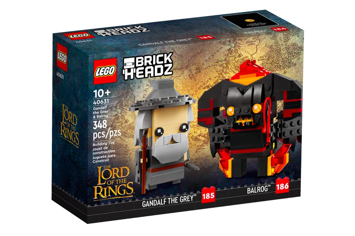 Lego BrickHeadz 40631 Gandalf the Grey & Balrog Set