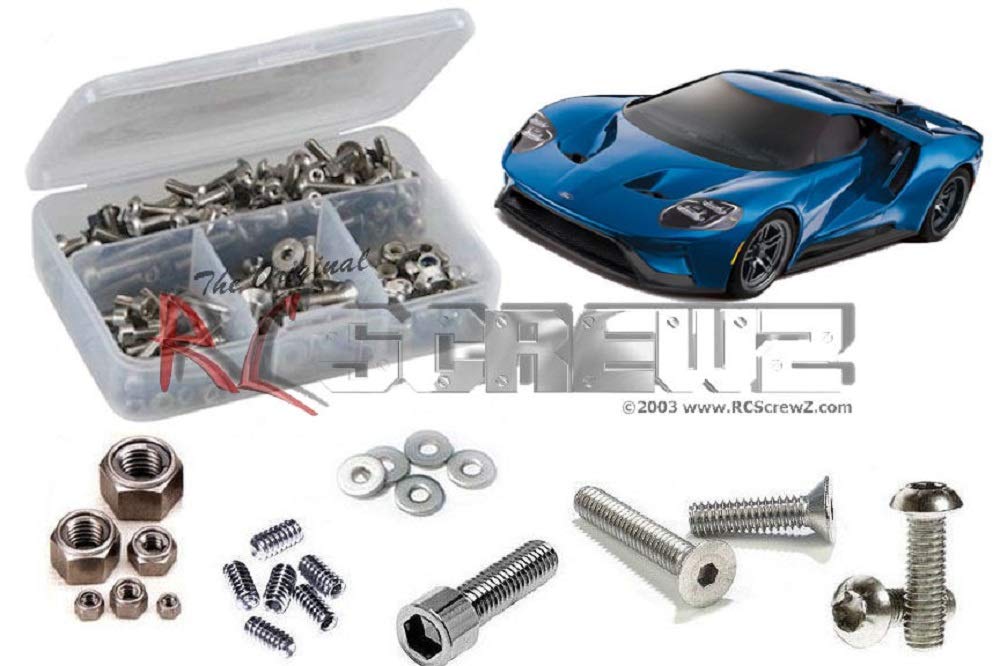 TRA080 - Compatible with Traxxas 4-Tec 2.0 Ford GT (83056-4) Stainless Steel Screw Kit