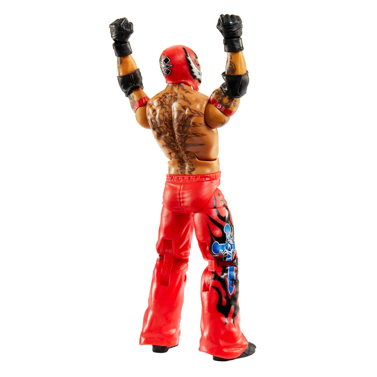 WWE Elite Action Figure Royal Rumble Rey Mysterio with Accessory and Dok Hendrix Build-A-Figure Parts, HKP15