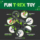 Toysery Tyrannosaurus T-Rex Walking Dinosaur Kids Toy. LED Lights and Realistic Sounds, for Kids 3-12 Years Old Boys and Girls (Colors May Vary)