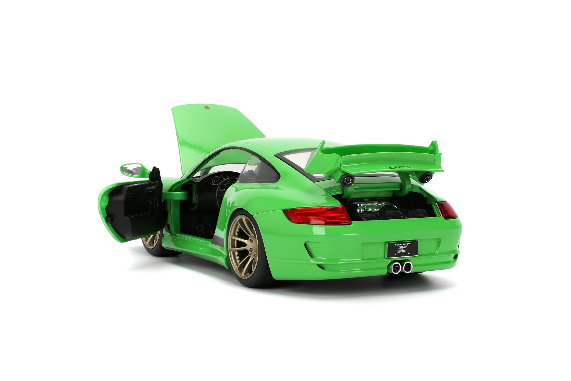 Jada Toys Fast & Furious 1:24 Scale Die-Cast 2007 Porsche 911 GT3 - Opening Doors, Detailed Interior, Rubber Tires - Collectible for Ages 8+