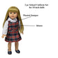 The New York Doll Collection Doll Back to School Set - Doll School Desk,School Supply Set for Dolls and School Uniform Clothing Fits 18 Inch Girl