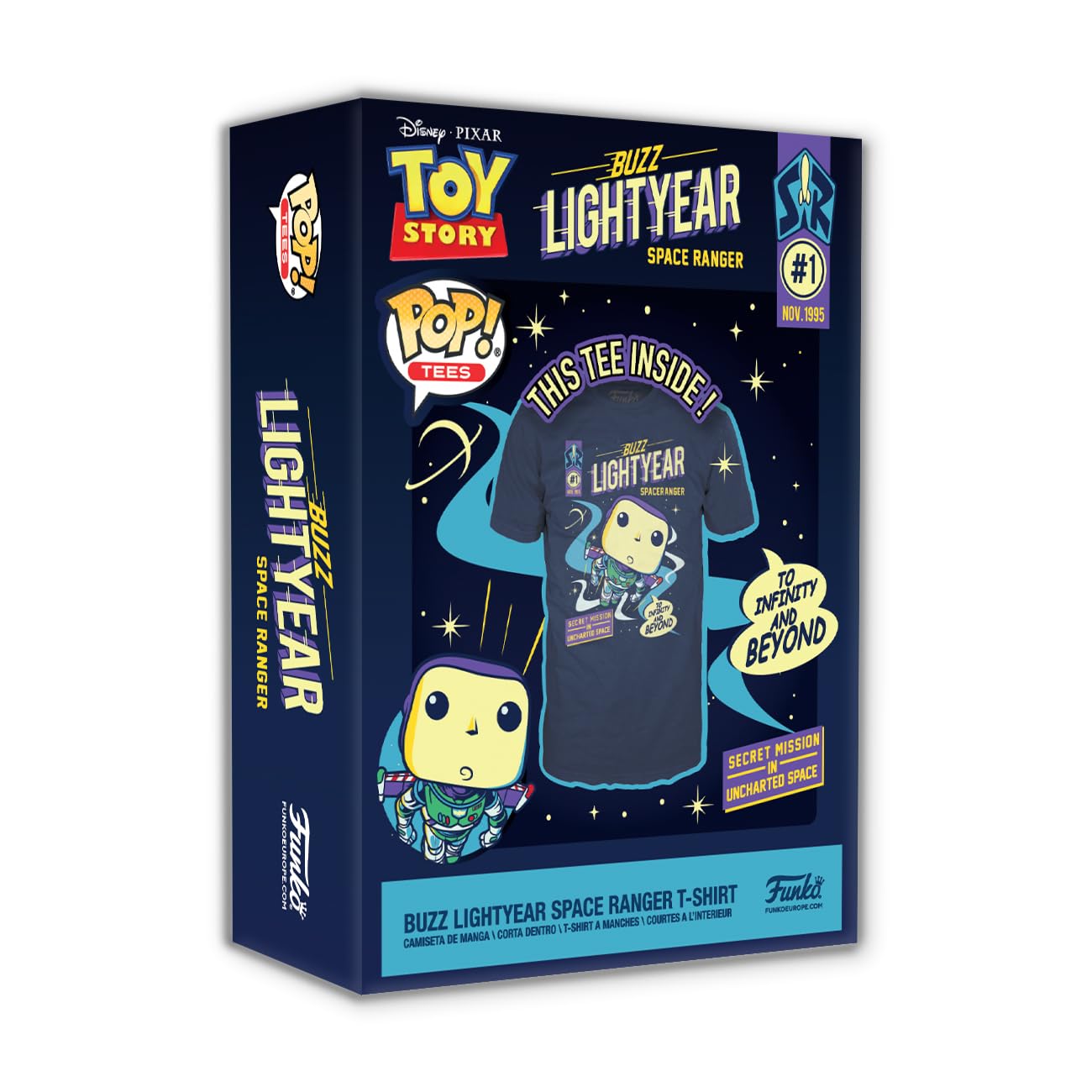 Funko Pop! Boxed Tee: Toy Story - Buzz - S
