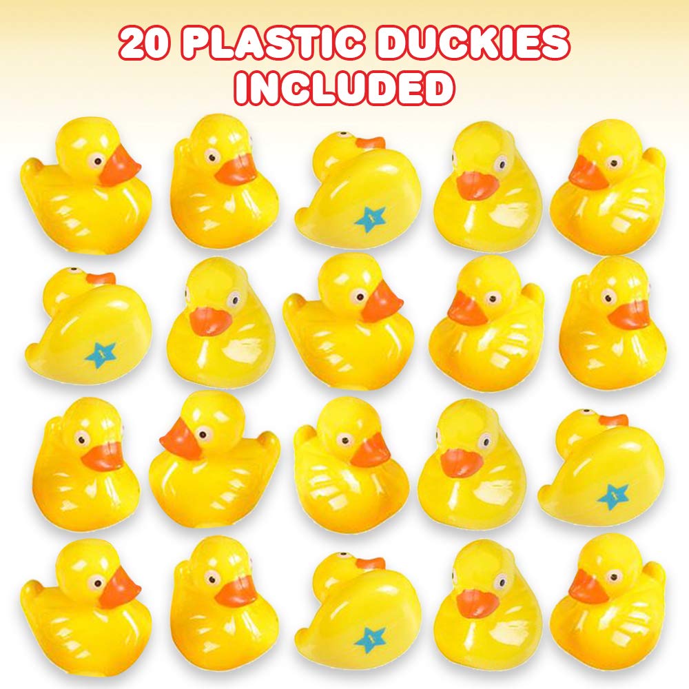 Gamie Plastic Duck Matching Memory Game for Kids, Rubber Ducks, Preschool Educational Learning Toy for Toddlers, Develops Concentration and Number