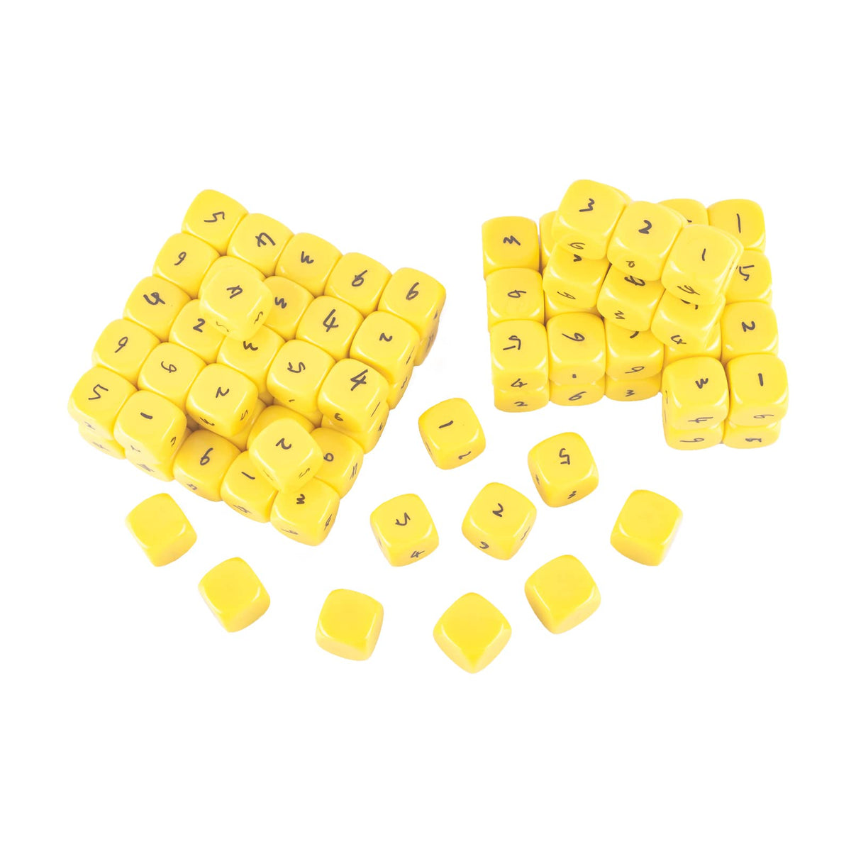 22MM Rounded Blank Six Sided Dice Lianshi Teaching Created Sesources Game Teaching Plastic Cubes Four Colors Choosable