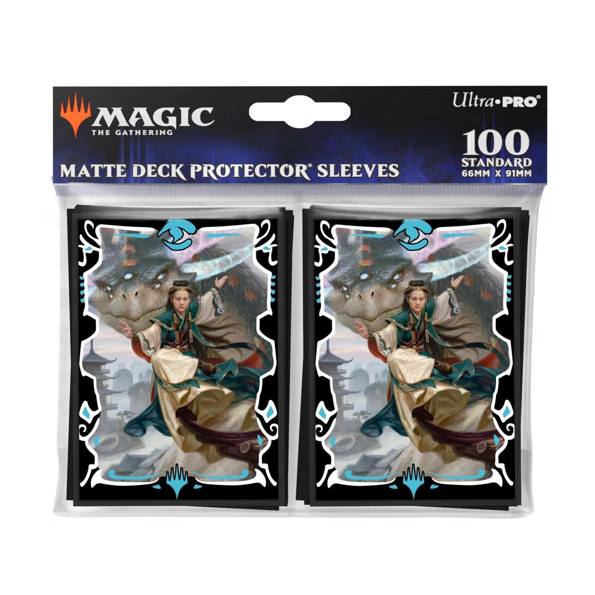 Ultra PRO - Tarkir Dragonstorm Shiko and Narset, Unified (Jeskai Striker Commander Deck) 100ct Deck Protector Sleeves for Magic: The Gathering | Magic