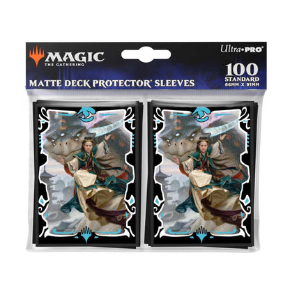 Ultra PRO - Tarkir Dragonstorm Shiko and Narset, Unified (Jeskai Striker Commander Deck) 100ct Deck Protector Sleeves for Magic: The Gathering | Magic