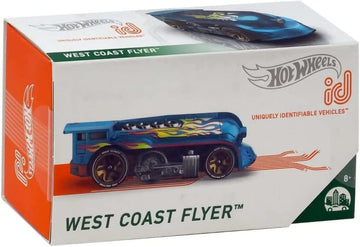 Hot Wheels id Uniquely Identifiable Vehicles Blue West Coast Flyer