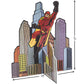 Fun Express 3D Comic Superhero Centerpiece - 17" Tall Birthday Party Decor for Superhero Theme, Perfect for Celebrations and Events