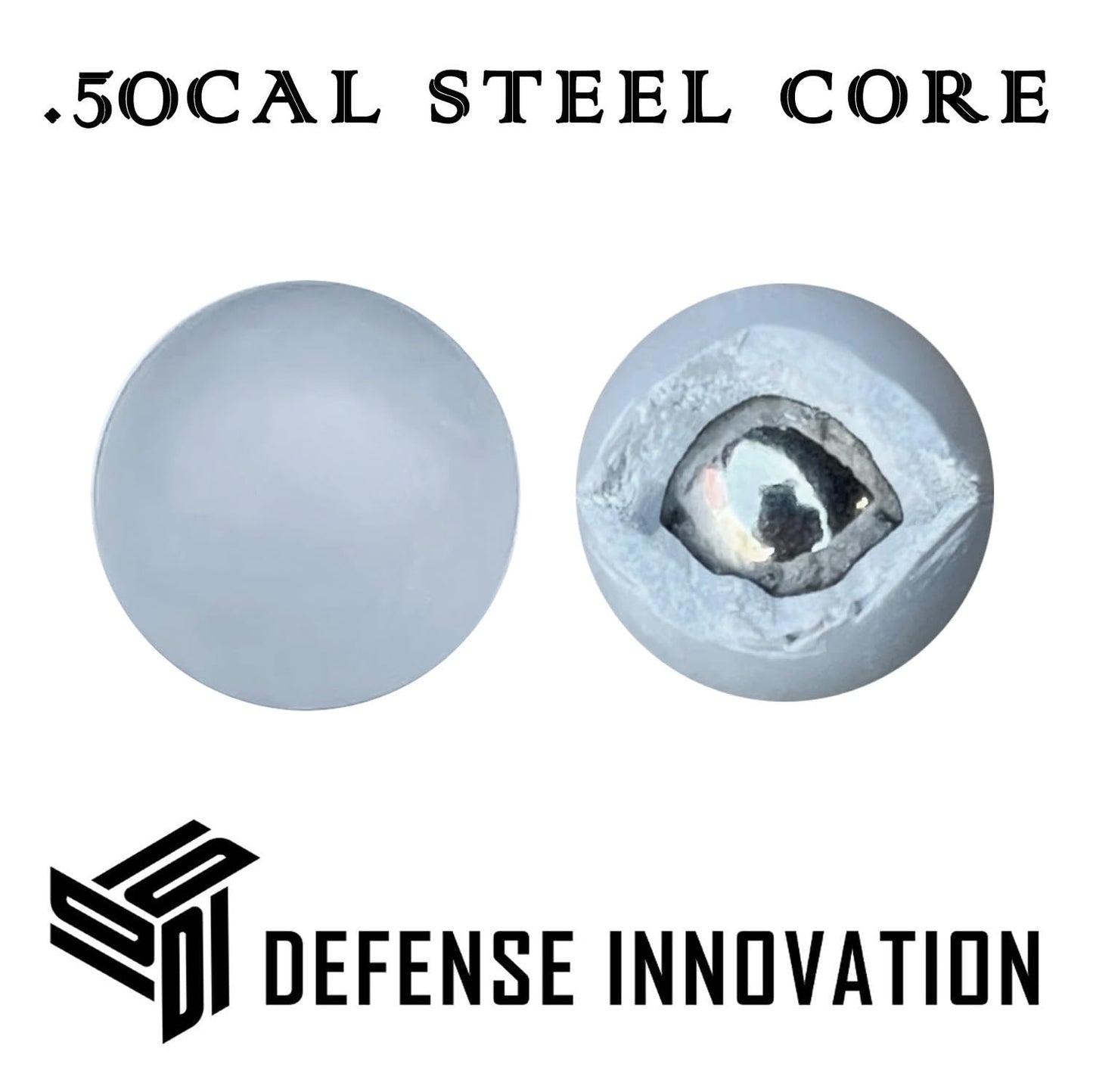 High Performance Heavy Duty Steel Core Defense Projectile Ammo (.50 Cal)