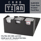 Card Titan Slab Box Triple Row - Trading Card Storage Box for Graded Sports and TCG Cards - Case Fits PSA, BGS, SGC and CSG Slabs