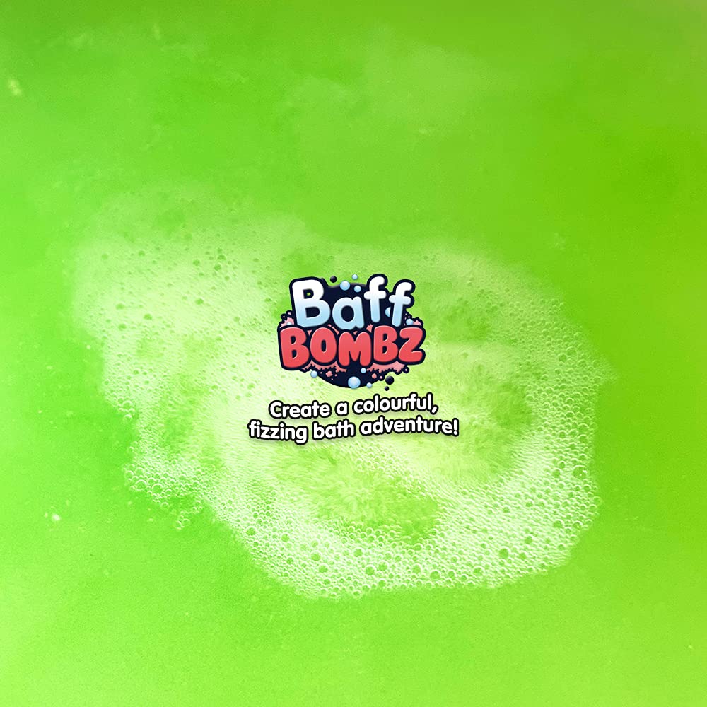 2 x Cool Frog Bath Bombs on Gift Card, Children's Value Birthday Gifts for Boys and Girls, Favours, Rewards, Prizes, Party Bag Fillers, Pinata Toys