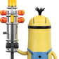 Minions: The Rise of Gru Cheese Blaster Kevin Action Figure Approx 4-in, Movie Character Toy with Blaster & Dual Button-Activated Motion, Gift for