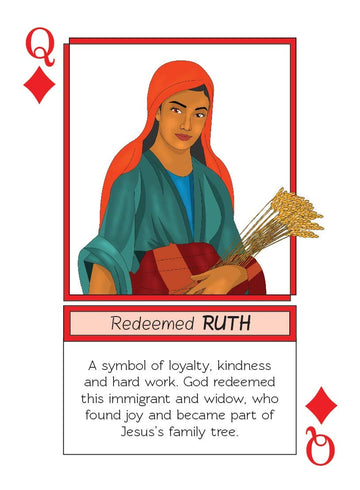 Kulture Games Playing Cards: Bible Legends - Diverse Bible Characters, Stories & Encouraging Bible Verses - Trivia Card Game - Christian Cards