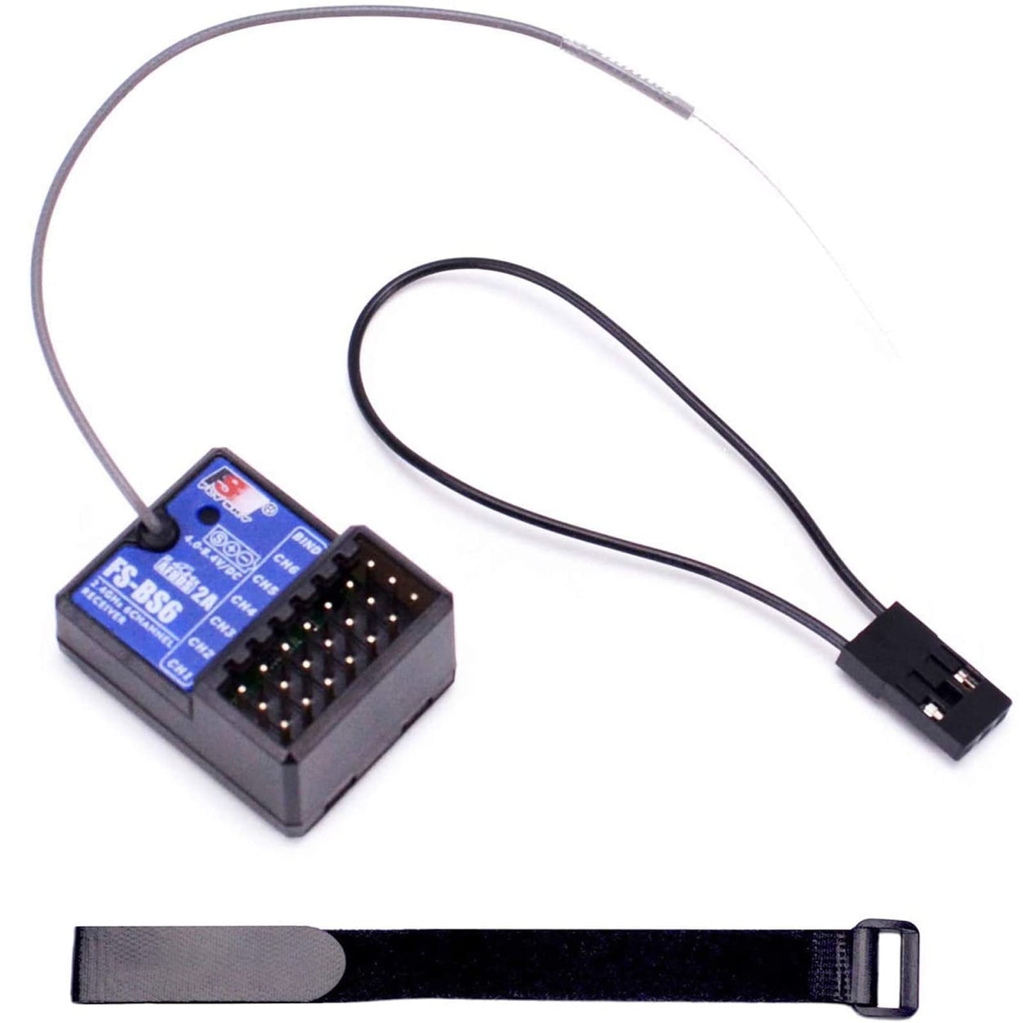 Xiangtat Flysky Fs-Bs6 6Ch Receiver Fail-Safe for Fs-Gt5 Fs-It4s Fs-I6s Fs-I6 Fs-I6x Transmitter Rc Car Boat