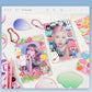 464 Pcs Gu-ka Laser Sticker Set Combination, Various Shapes of Gupan are Material Bags for Girls to DIY (A0806)