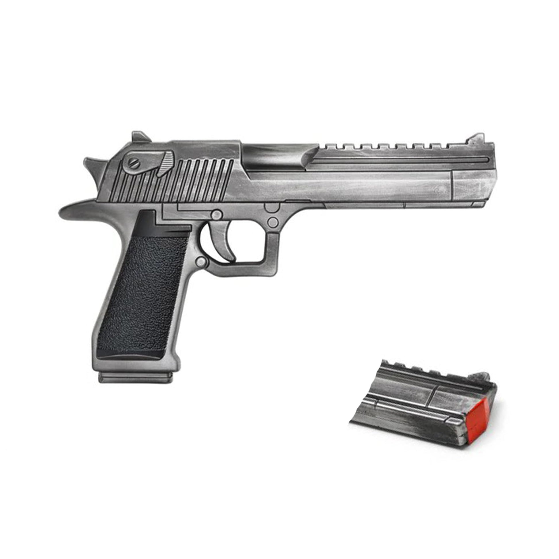 12.25" Desert Eagle Foam Replica Collectible Prop Gun for Cosplay, Halloween, Display & Gifting - Lightweight Safe Foam Pistol for Costume and Decor