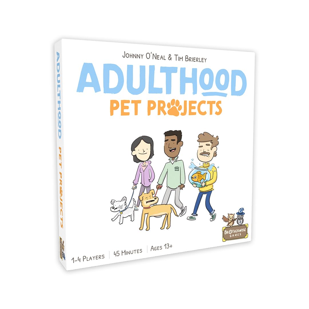 Adulthood: Pet Projects Expansion by Brotherwise Games | 40+ New Cards with Pets, Careers, Life Events, and Achievements | Requires Adulthood Base