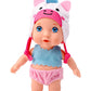 POCO DIVO Unicorn Baby Hat Cherub Doll, 6-inch Cute Toddler Girls Boys with Cartoon Beanie, Happy Newborn Infant Toy Kid wear Animal Cap