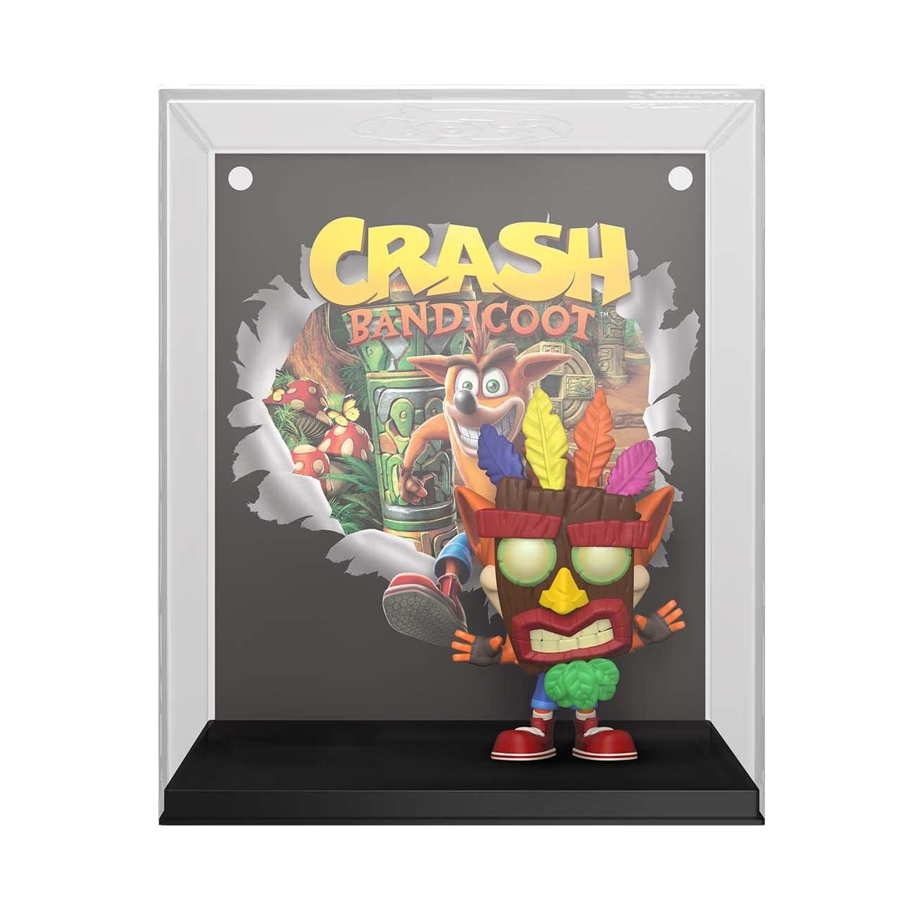 Funko Pop! Games Covers: Crash Bandicoot with Aku Mask (Special Edition) #06 Vinyl Figure