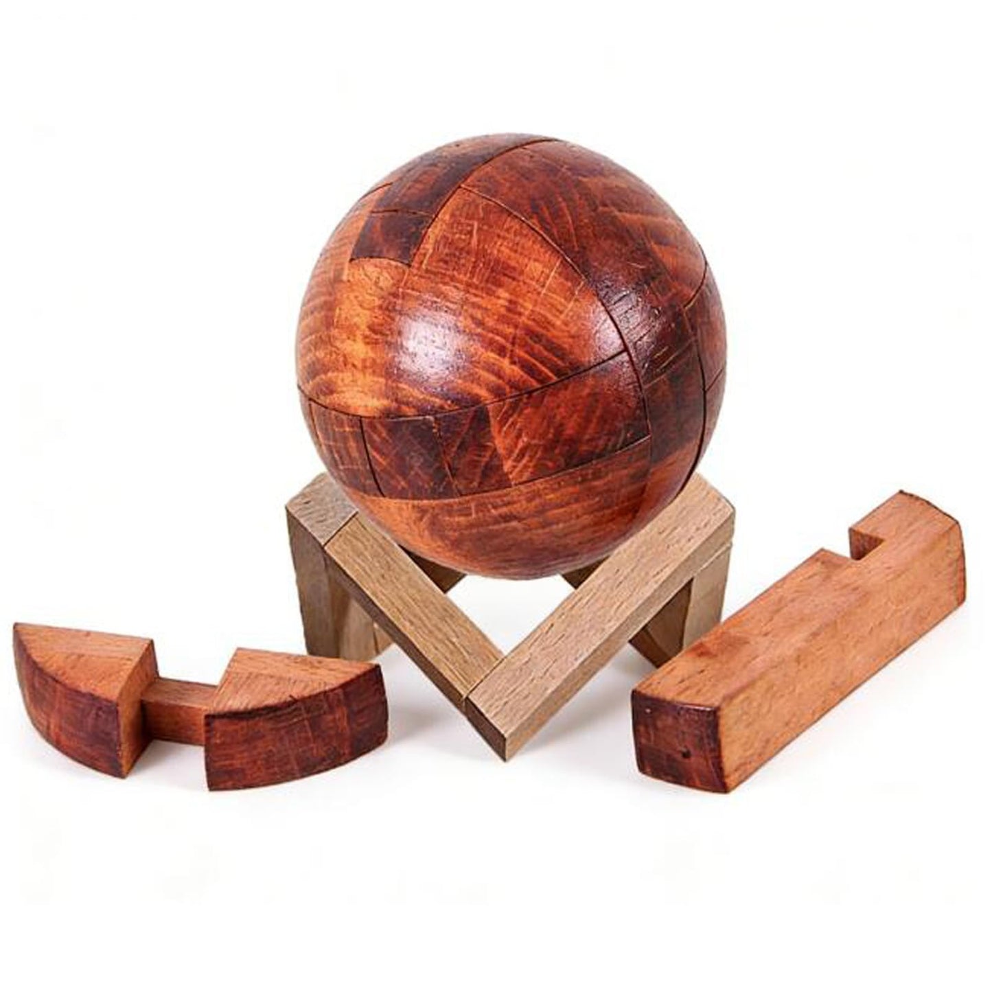 RICHOOSE Wooden Brain Teaser Puzzles for Adults - Challenging 3D IQ Logic Games for Teens 14+, Stress Relief Desk Toys & Office Decor, Unique Gifts