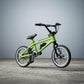 1/18 Scale Mini Diecast Mountain Bike, Finger Bicycle Model, Desktop Decor Art Craft (Green)
