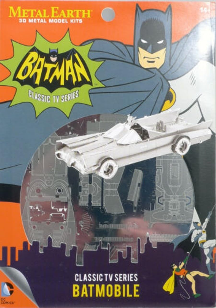Metal Earth Batman Classic Batmobile 1966 3D Metal Model Kit Fascinations
