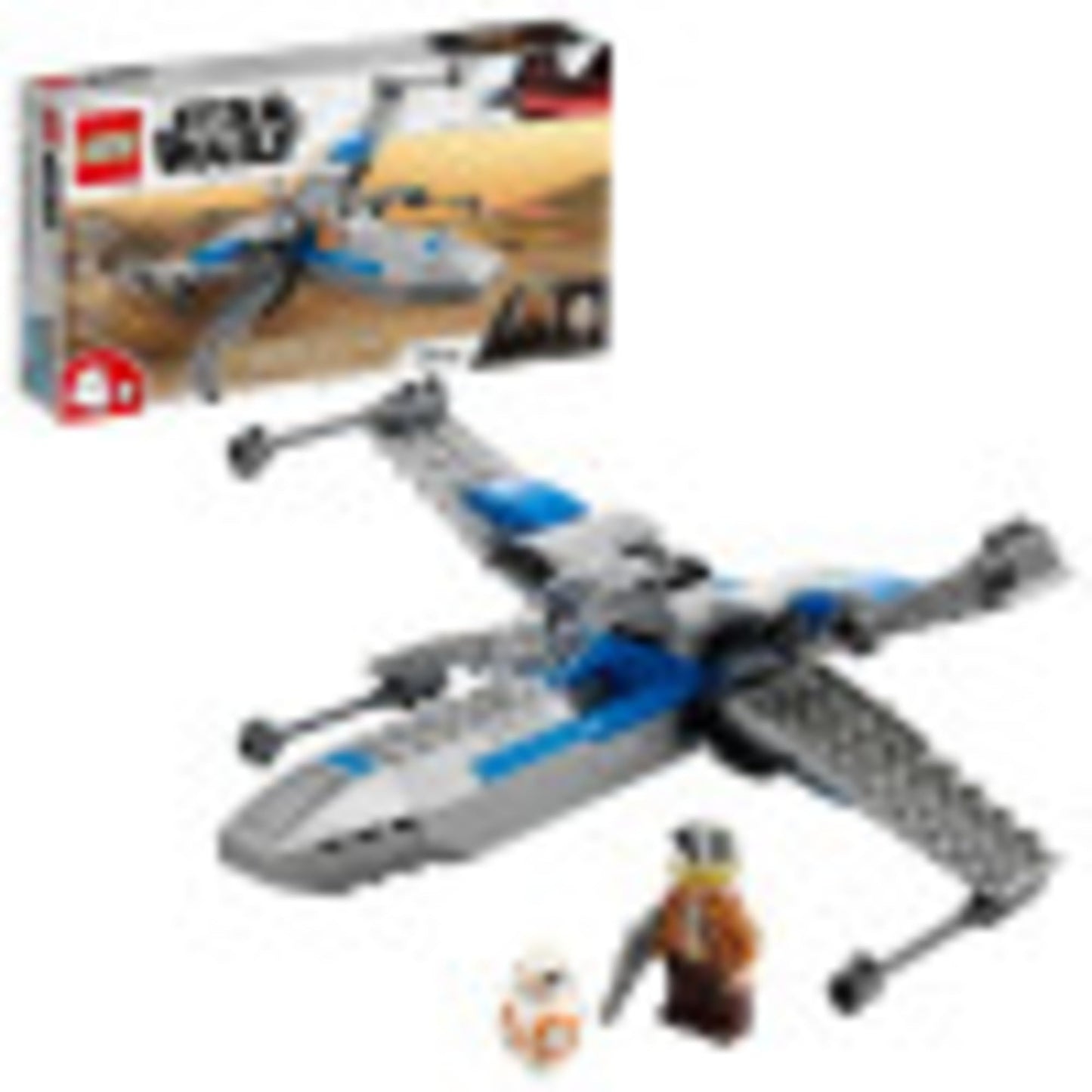 LEGO Star Wars Resistance X-Wing 75297 Building Kit; Awesome Starfighter Building Toy for Kids Aged 4 and Up, Featuring Poe Dameron and BB-8; New 2021