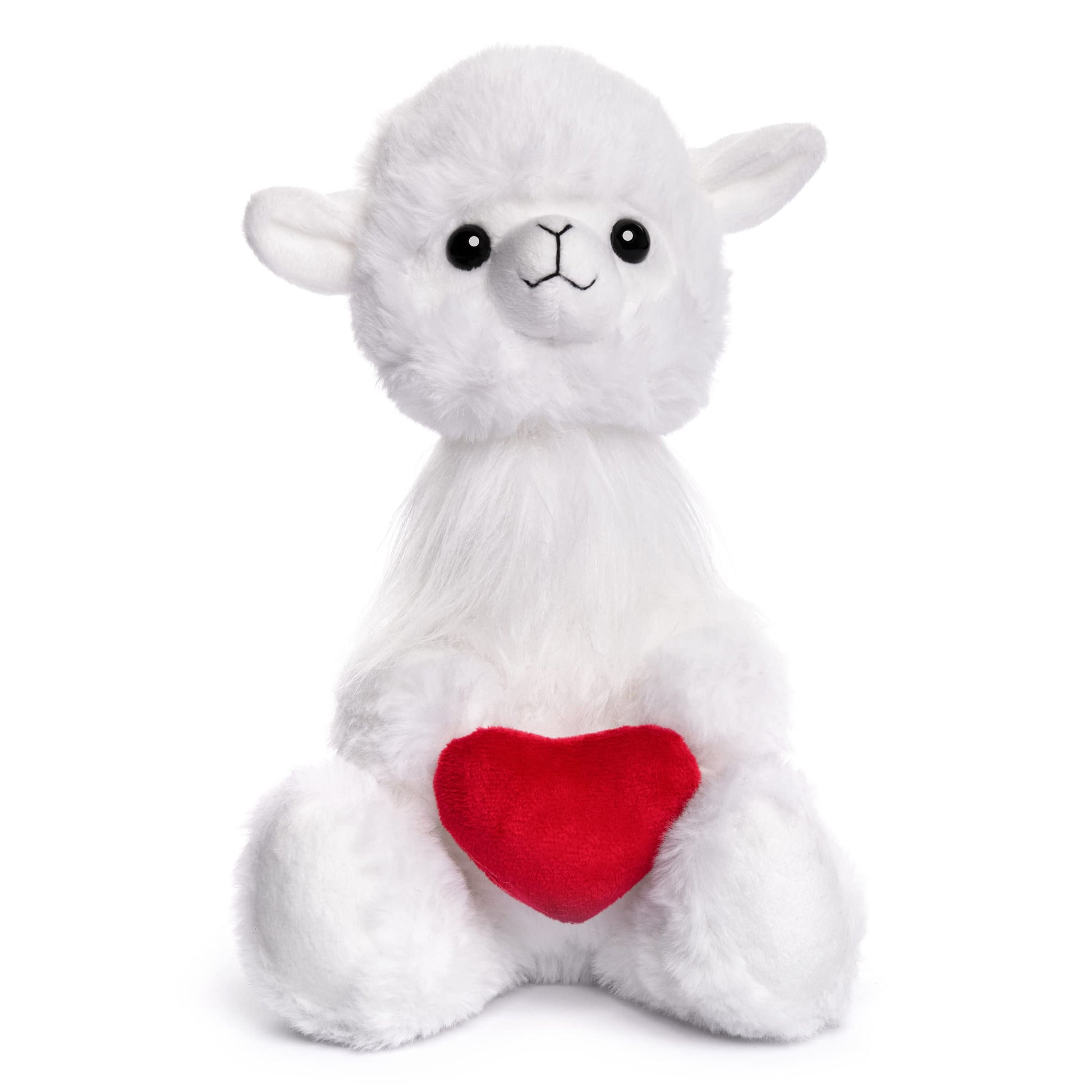 Laila and Lainey Valentine's Day Stuffed Animal - Llama Stuffed Animal, Llama Plush, 8.5 Inches Tall, Valentines Heart Plushies