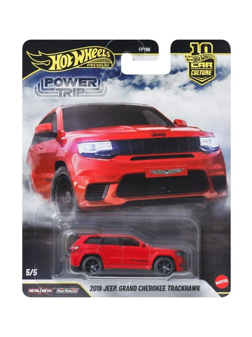 Hot Wheels Premium Car Culture Jeep Grand Cherokee Trackhawk SUV Sports Car Premium Collection 1:64 Scale for Kids Ages 3 and Up