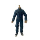 1/12 Action Figure Clothes,Jumpsuit for 6 inch Male Action Figures,6 inch Miniature Clothing (Lake Blue)