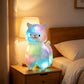 BSTAOFY 13.5'' Light up Alpaca Stuffed Animals LED White Llama Soft Plush Toy with Colorful Night Lights Glow Bedtime Pal Gift for Toddler Kids on