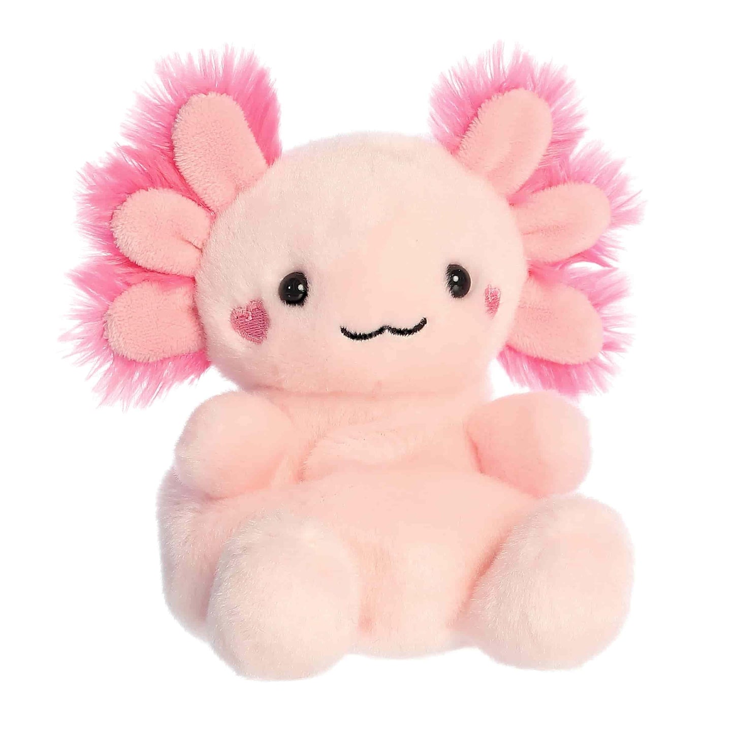Aurora Adorable Palm Pals Xena Love Axolotl Stuffed Animal - Fun Seasonal Plush for Kids and Adult Collectors - Perfect for Decorating Rooms