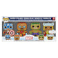 Gingerbread Captain America / Iron Man / Hulk / Thor Funko Pop! GITD Walmart