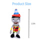 BASHERISE 2 PCS PVZ Plush Zombies Sets Toys Stuffed Soft Figure Doll Violin and Newspaper Zombies, Great Gift for Christmas, Birthday New