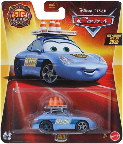 Mattel Cars Radiator Springs Race and Rescue 2025 1:55 Scale Diecast Vehicles (Sally)