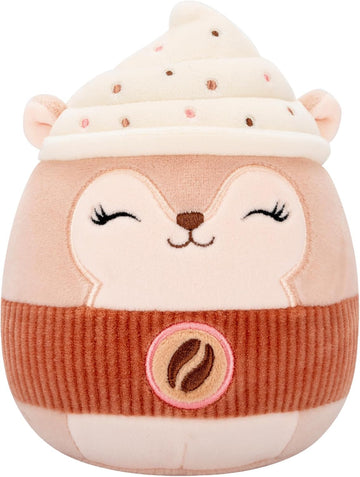 Squishmallows Original 8 inch Reza The Latte Squirrel - Official Jazwares Plush