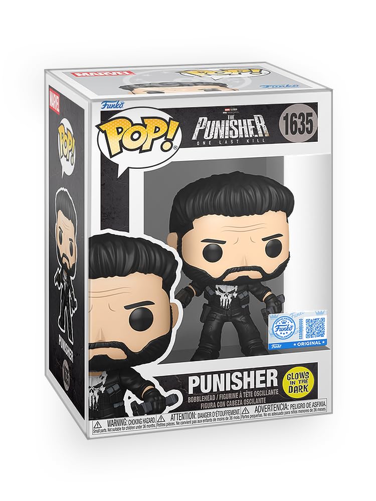 Epic Collectibles Pop Marvel: One Last Kill - Punisher (Glows in the Dark)
