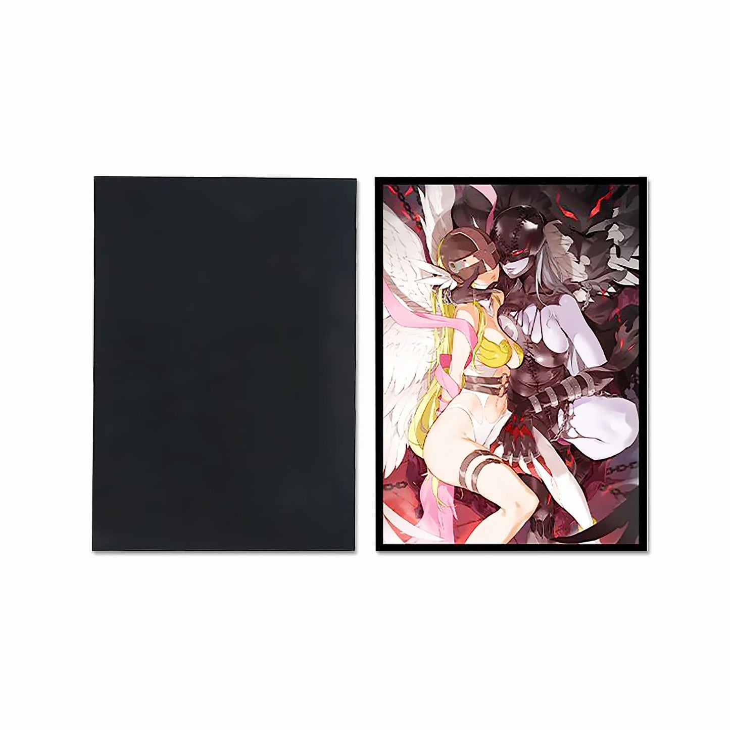 50ct (Angewomon) Holographic Standard Size Cards for MTG/TCG/PTCG Art Anime Printing Card Sleeves Protectors 66x91mm (B02