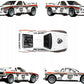 Hot Wheels HCY73 Premium 2 Pack Lancia Rally 037 / '84 Audi Sports Quattro [3 Years and Up] White Mini