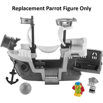Fisher-Price Replacement Part Little People Pirate Ship Playset GPP74 - Replacement Parrot Figure