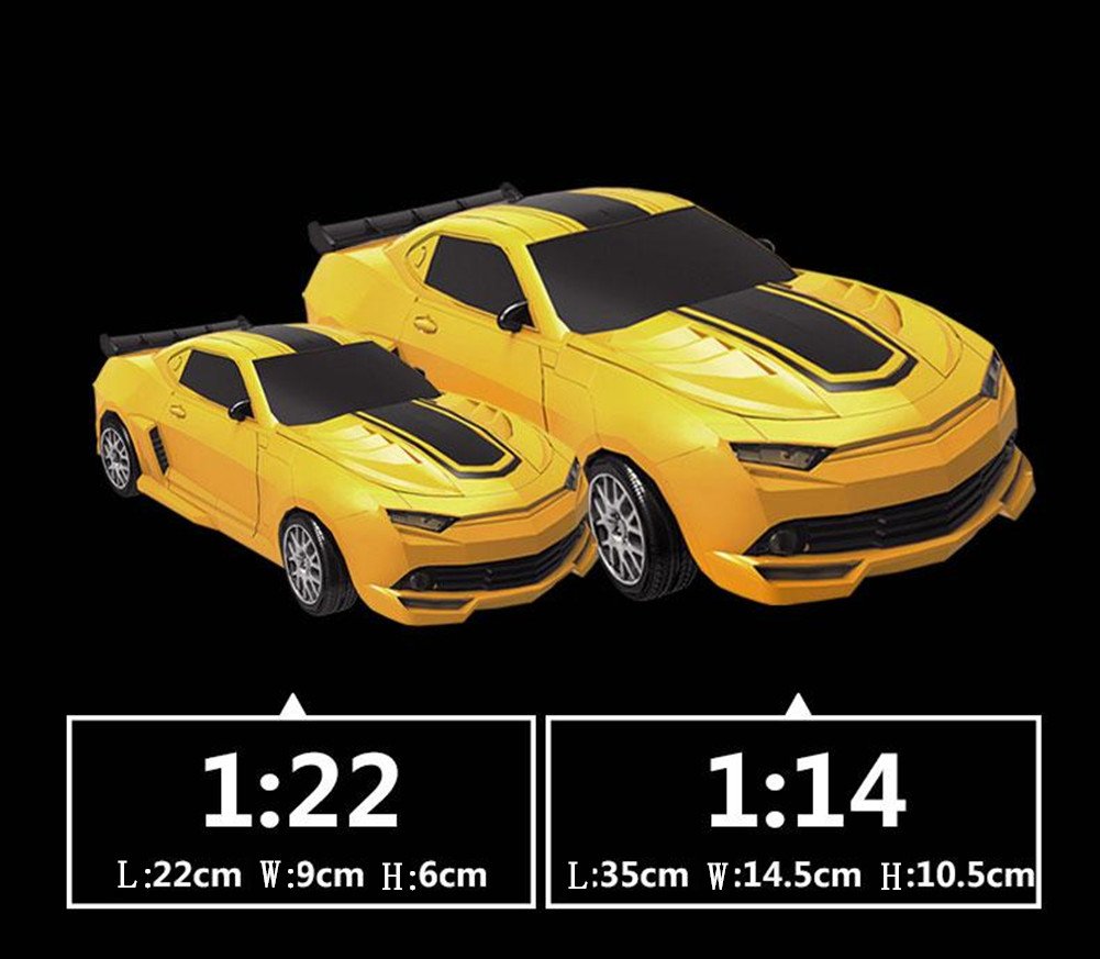 Surpass Remote Controlled Transformation Robot Shape-shift Action Figure, Remote Control Action Figure Model Car Toy for Kids, 1:14 Proportion